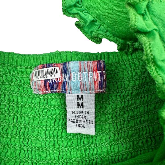 Urban Outfitters Boho Eyelet Cotton Sexy Maxi Sundress Women's Size Medium - Picture 11 of 13